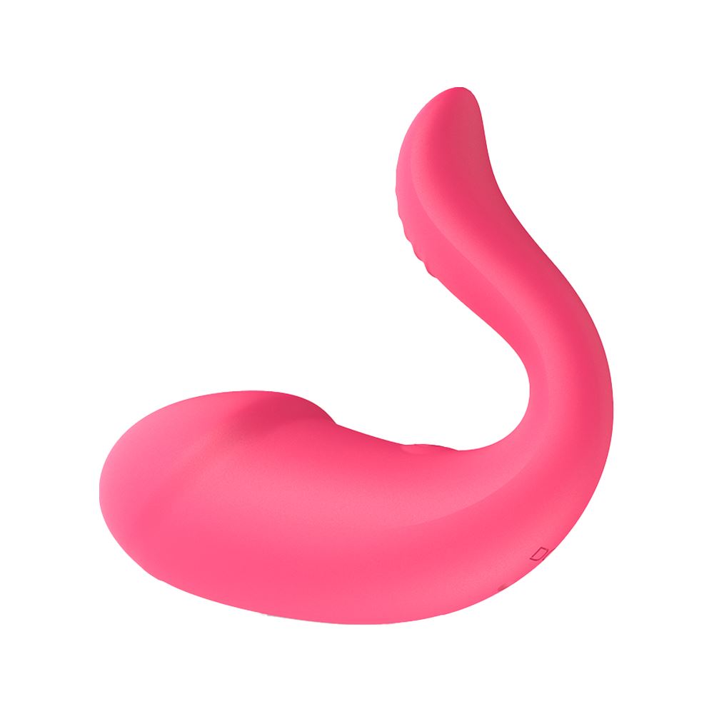Consolador Vibrador Tipo C Compacto con Doble Estimulación 10 Modos con App